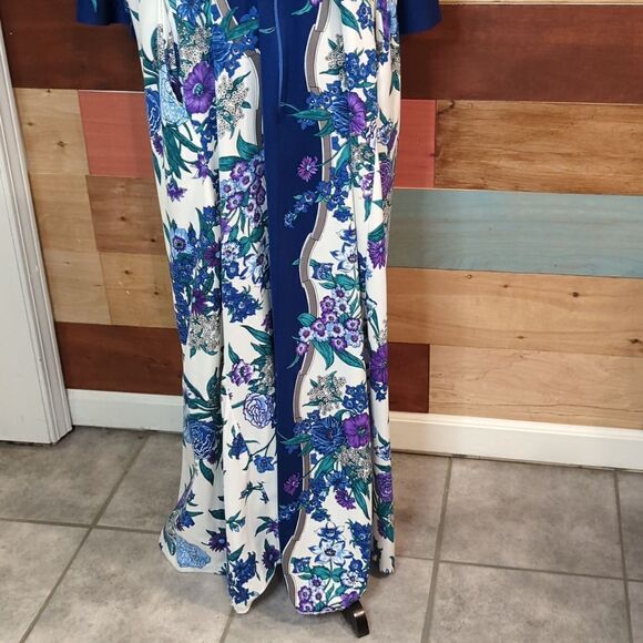 Vintage large zip up  pajama floral - Picture 2 of 7